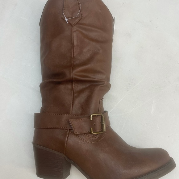 Ladies Brown Dingo boots heel harness new - Picture 3 of 8